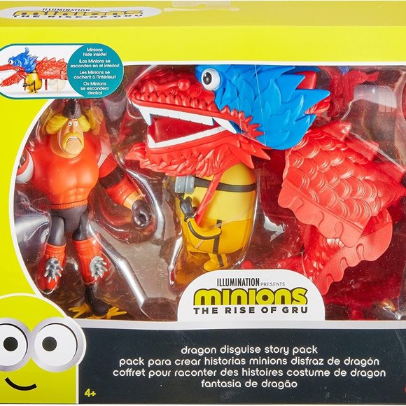 Minions: The Rise of Gru Dragon Disguise Story Pack with 2 Action Figures - Picture 1 of 4